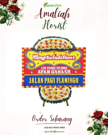 Sewa Papan Bunga Karang Asam Ilir